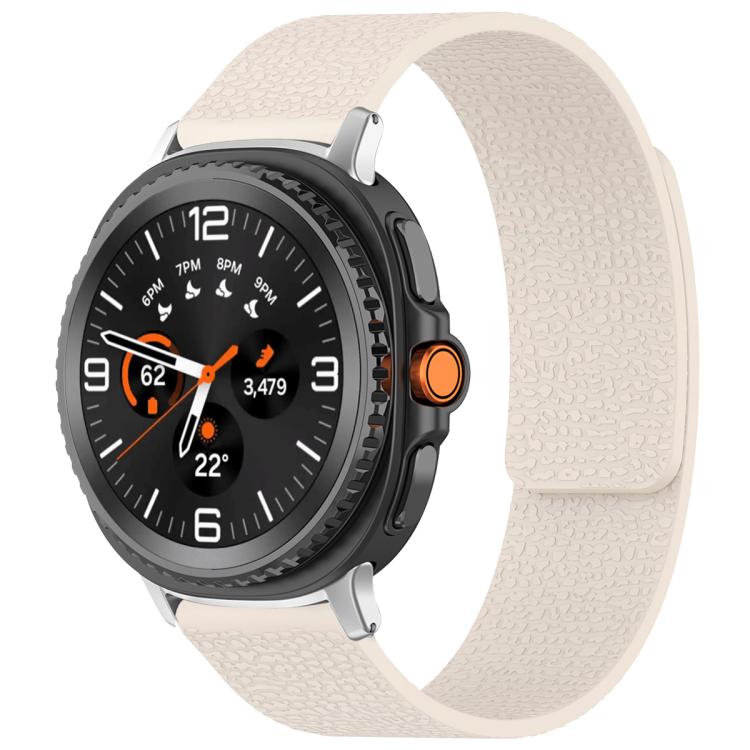 xDfind Litchi Texture Magnetic Silicone Watch Band