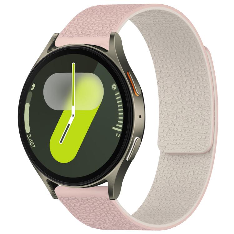 xDfind Litchi Texture Magnetic Silicone Watch Band