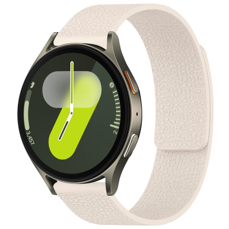 xDfind Litchi Texture Magnetic Silicone Watch Band