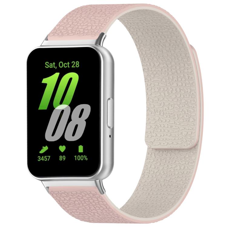 xDfind Litchi Texture Magnetic Silicone Watch Band