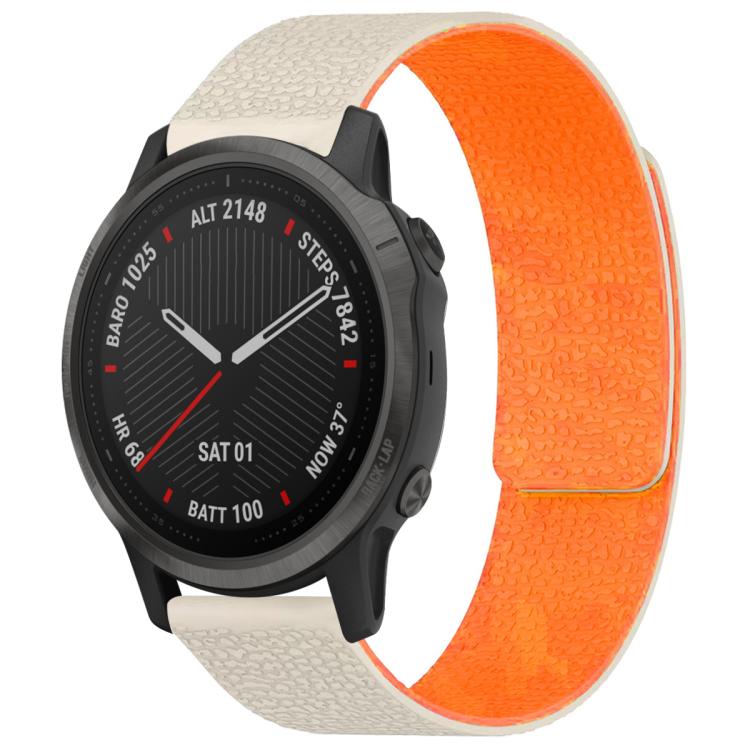 xDfind Litchi Texture Magnetic Silicone Watch Band