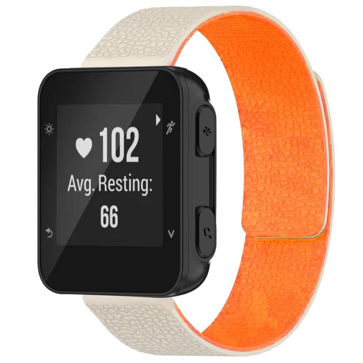 xDfind Litchi Texture Magnetic Silicone Watch Band, For Garmin Forerunner 35/30/35J 20mm
