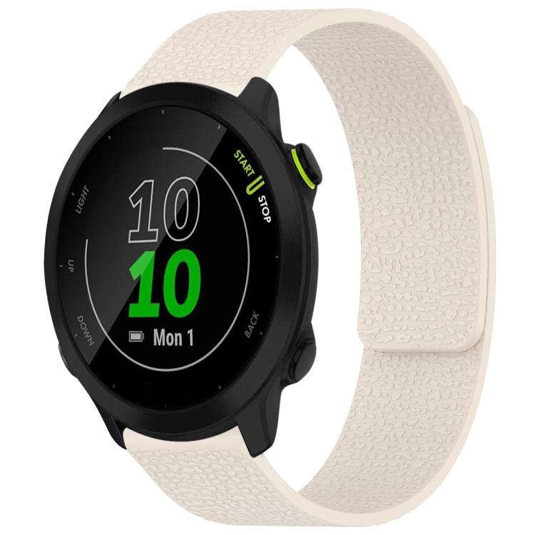 xDfind Litchi Texture Magnetic Silicone Watch Band