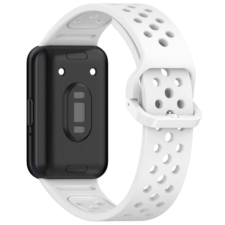 xDfind Colorful Buckle Solid Color Breathable Silicone Watch Band, For Samsung Galaxy Fit3