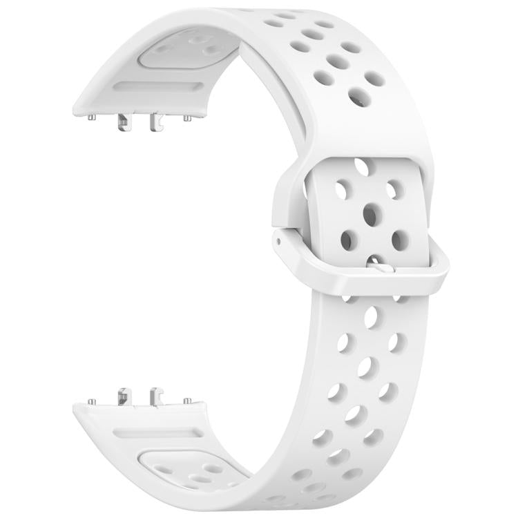 xDfind Colorful Buckle Solid Color Breathable Silicone Watch Band