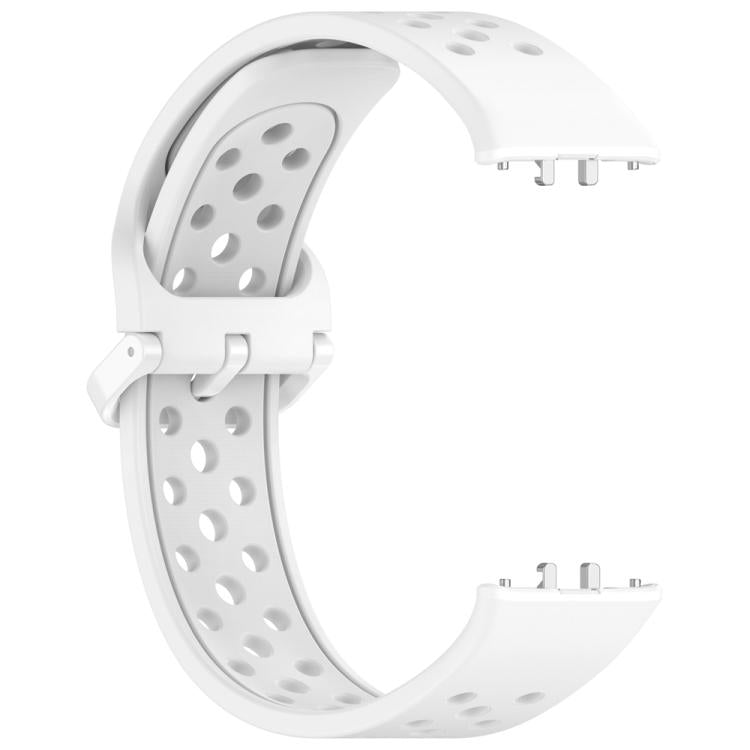 xDfind Colorful Buckle Solid Color Breathable Silicone Watch Band