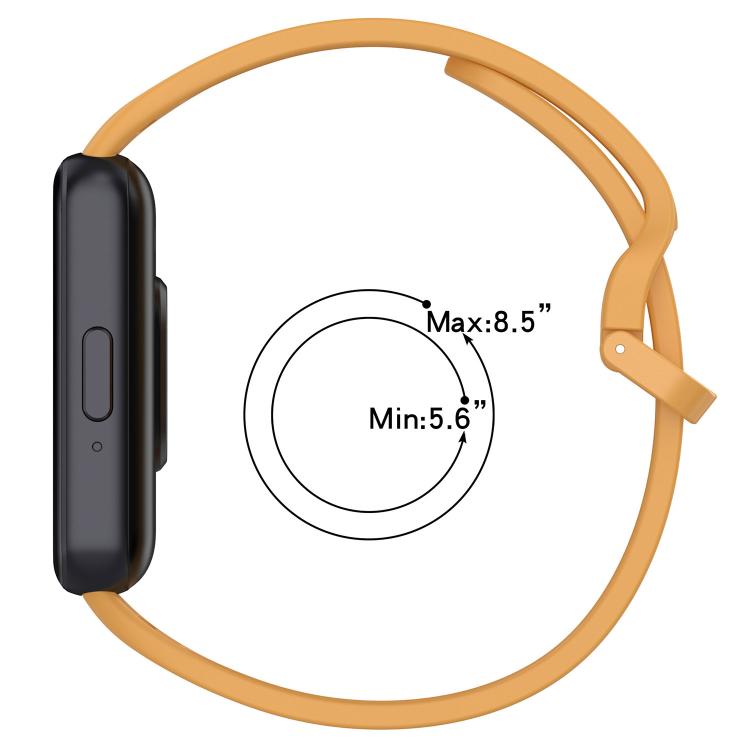 xDfind Colorful Buckle Solid Color Breathable Silicone Watch Band, For Samsung Galaxy Fit3