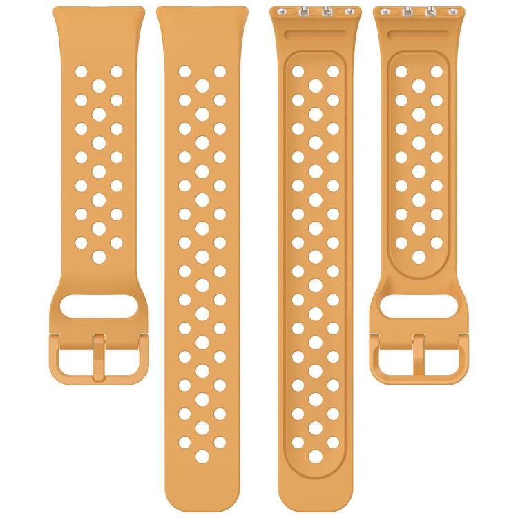 xDfind Colorful Buckle Solid Color Breathable Silicone Watch Band