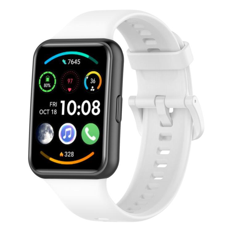 xDfind Quick Release Solid Color Silicone Watch Band, For Huawei Watch Fit 2