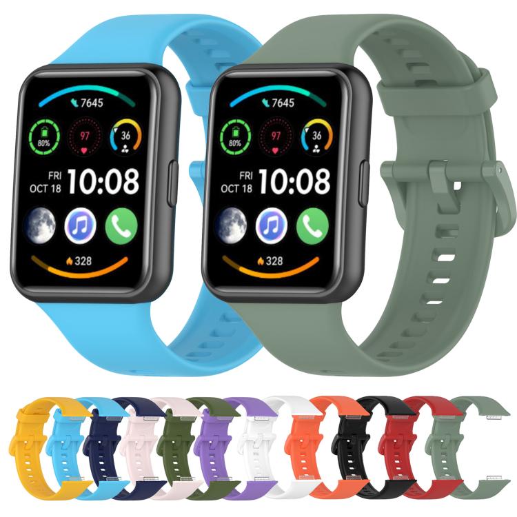 xDfind Quick Release Solid Color Silicone Watch Band