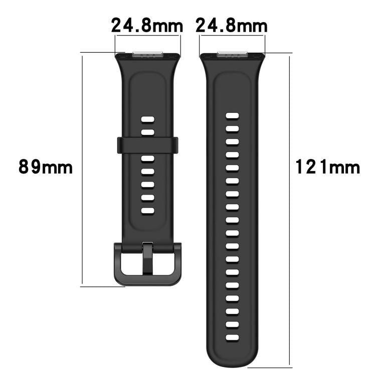xDfind Quick Release Solid Color Silicone Watch Band, For Huawei Watch Fit 2