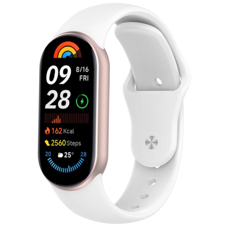 xDfind Reverse Buckle Silicone Watch Band, For Xiaomi Smart Band 10 / 9 / 8