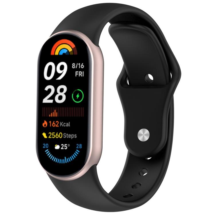 xDfind Reverse Buckle Silicone Watch Band, For Xiaomi Smart Band 10 / 9 / 8