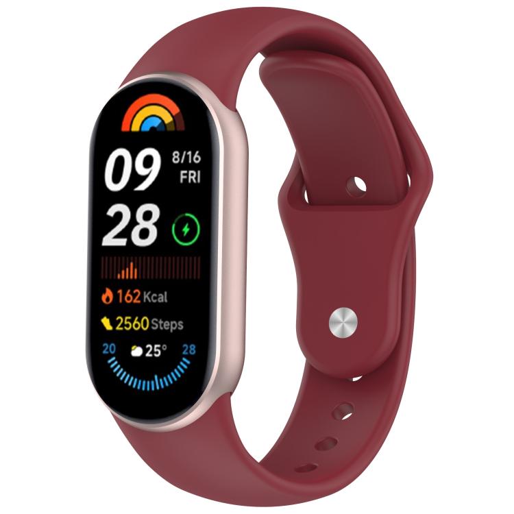 xDfind Reverse Buckle Silicone Watch Band, For Xiaomi Smart Band 10 / 9 / 8