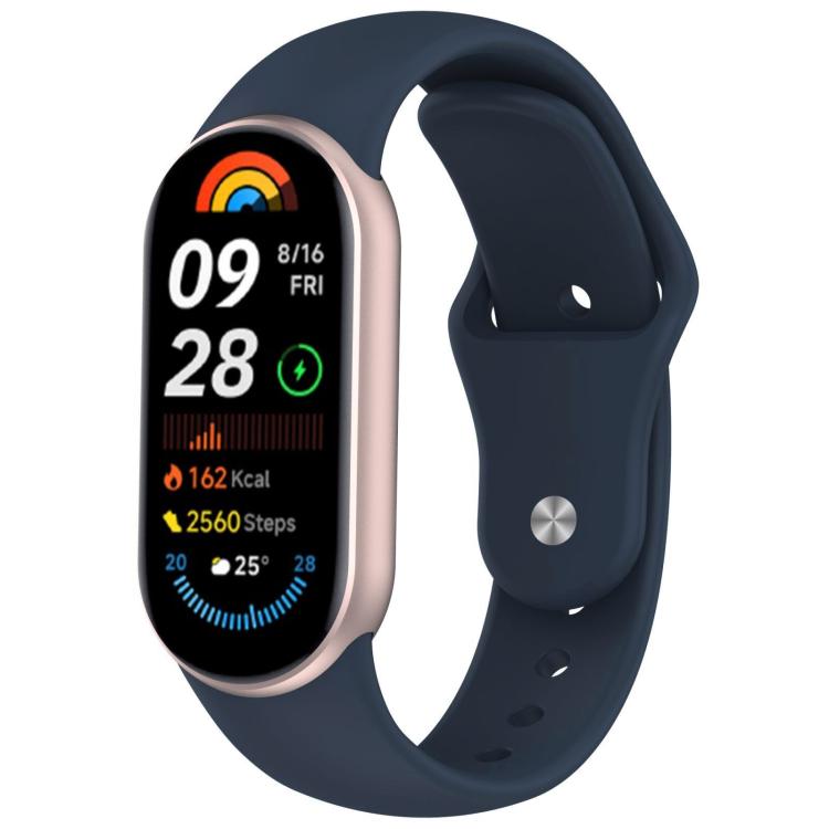 xDfind Reverse Buckle Silicone Watch Band, For Xiaomi Smart Band 10 / 9 / 8