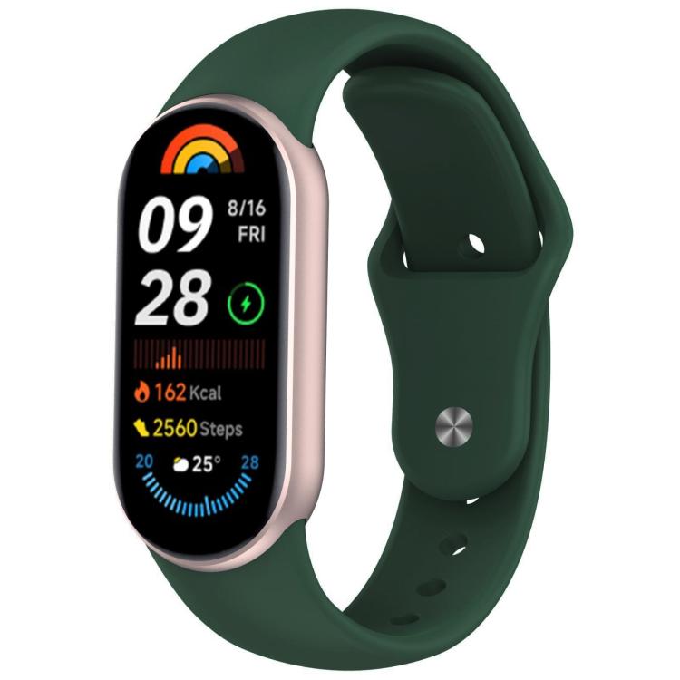 xDfind Reverse Buckle Silicone Watch Band, For Xiaomi Smart Band 10 / 9 / 8