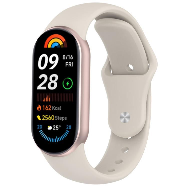 xDfind Reverse Buckle Silicone Watch Band, For Xiaomi Smart Band 10 / 9 / 8