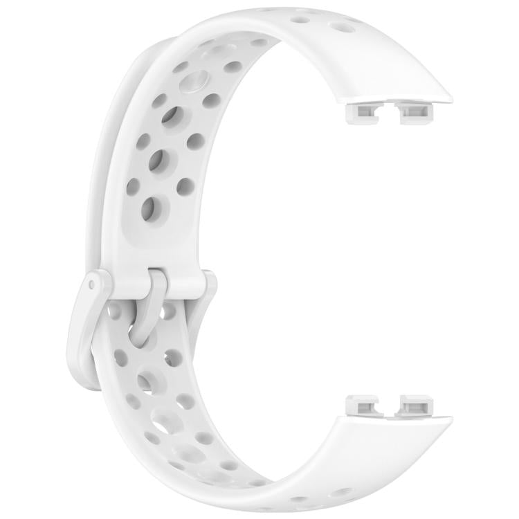 xDfind Hole Style Breathable Silicone Watch Band, For Huawei Band 10 / 9 / 8
