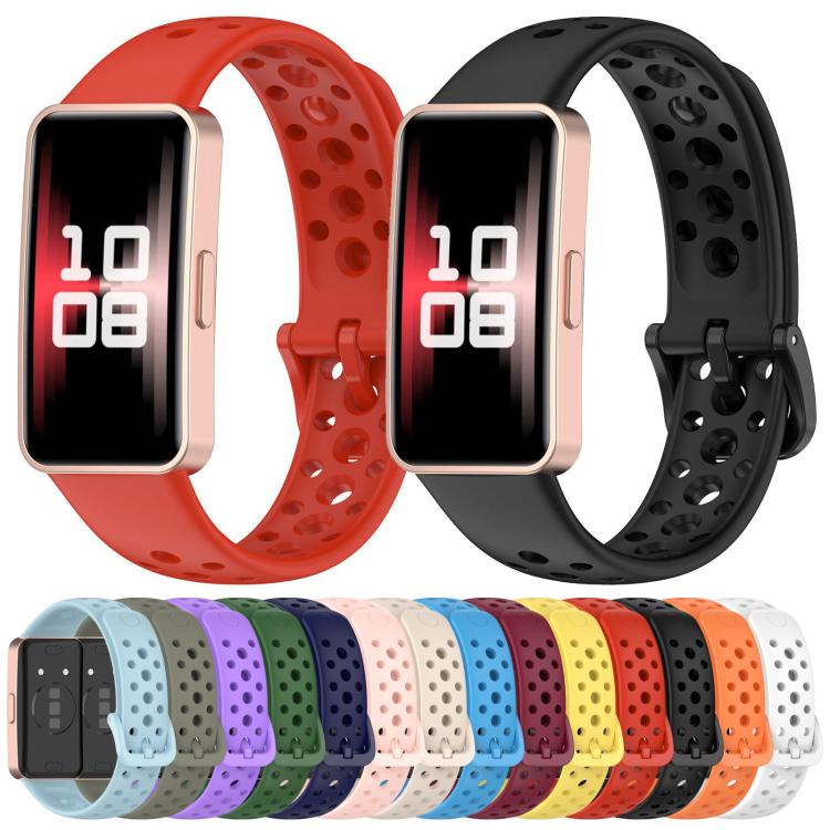 xDfind Hole Style Breathable Silicone Watch Band
