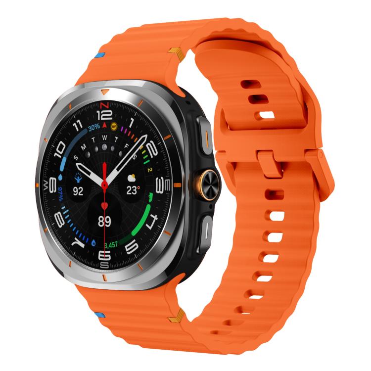 xDfind Wave Stitching Silicone Watch Band