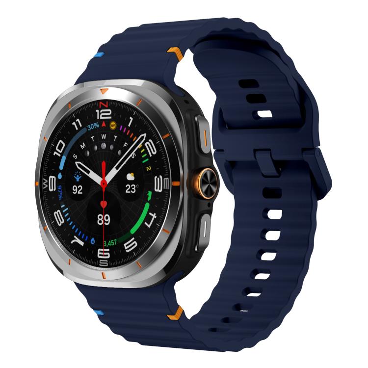 xDfind Wave Stitching Silicone Watch Band