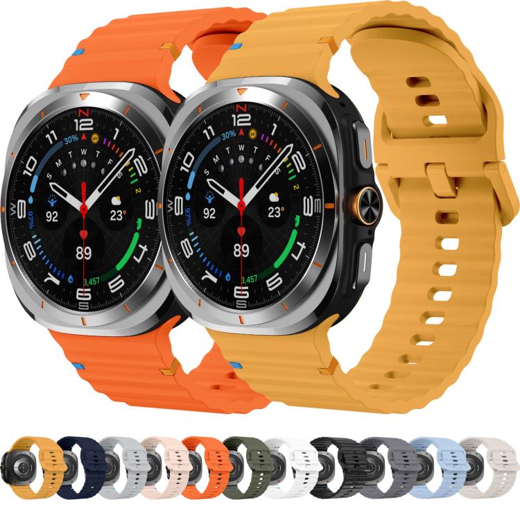xDfind Wave Stitching Silicone Watch Band