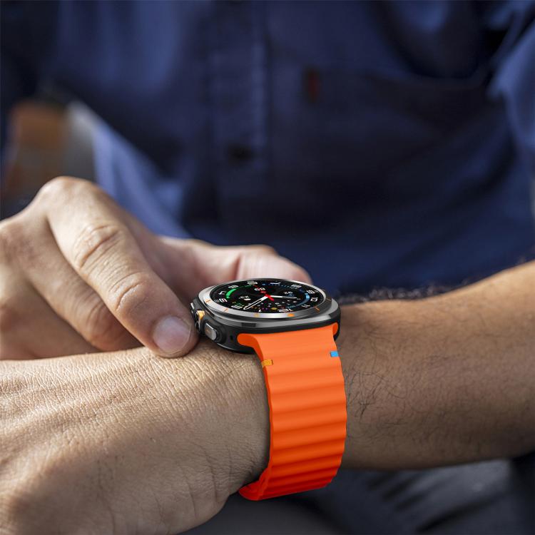 xDfind Wave Stitching Silicone Watch Band