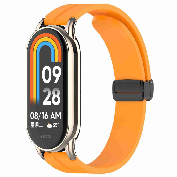 xDfind Folding Buckle Silicone Watch Band, 12mm