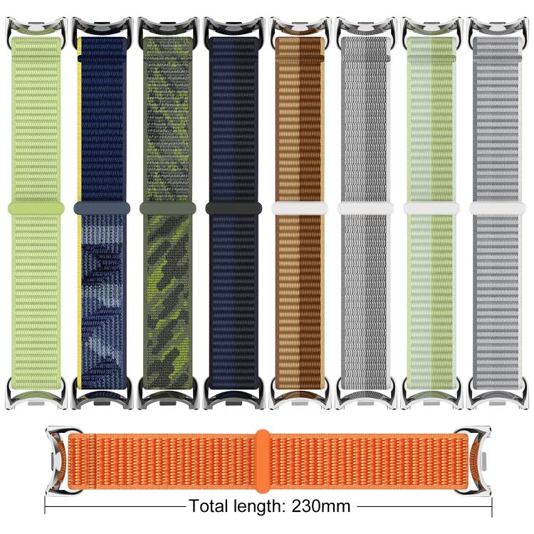 xDfind Metal Connector Nylon Braided Loop Watch Band, For Xiaomi Smart Band 10 / 9 / 8 / NFC