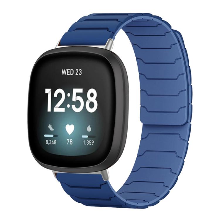 xDfind Magnetic Silicone Watch Band, For Fitbit Versa 4 / 3 / Sense 2 / Sense