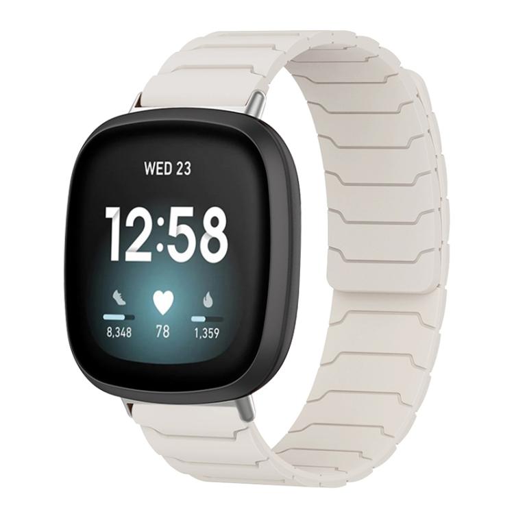 xDfind Magnetic Silicone Watch Band, For Fitbit Versa 4 / 3 / Sense 2 / Sense