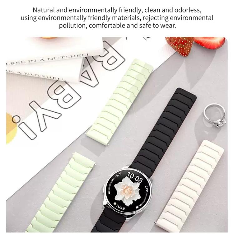 xDfind Magnetic Silicone Watch Band, For Fitbit Versa 4 / 3 / Sense 2 / Sense