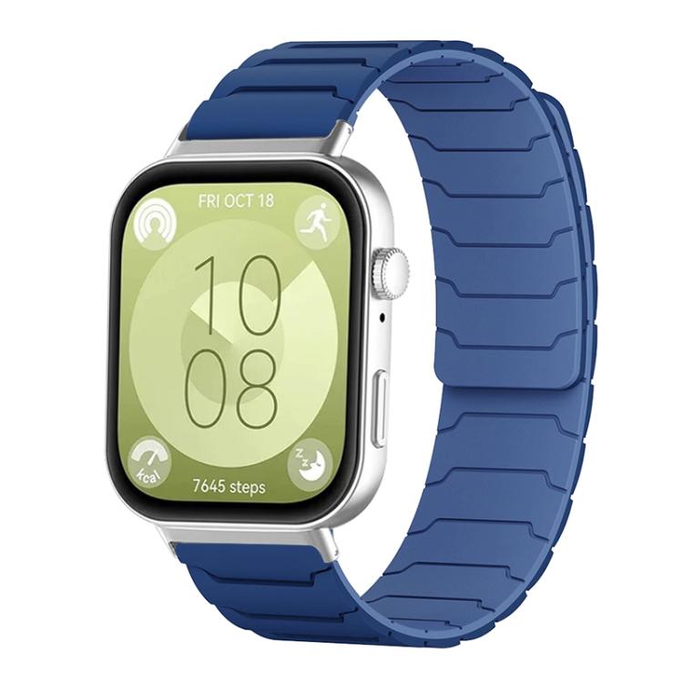 xDfind Magnetic Silicone Watch Band, For Huawei Watch Fit4 / Fit4 Pro / Fit3
