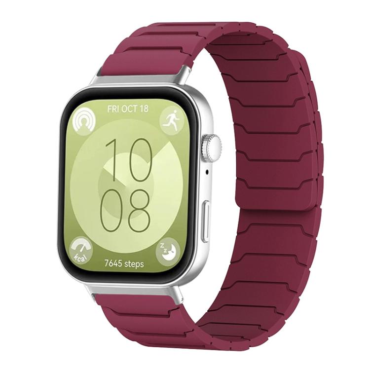 xDfind Magnetic Silicone Watch Band, For Huawei Watch Fit4 / Fit4 Pro / Fit3