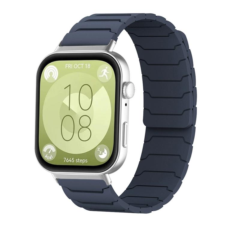 xDfind Magnetic Silicone Watch Band, For Huawei Watch Fit4 / Fit4 Pro / Fit3