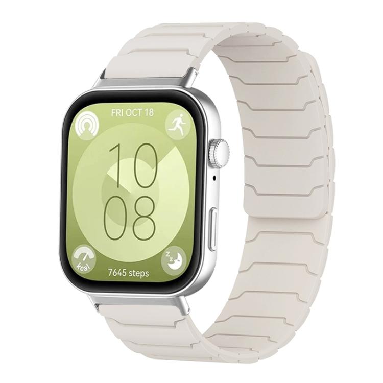 xDfind Magnetic Silicone Watch Band, For Huawei Watch Fit4 / Fit4 Pro / Fit3