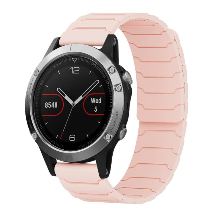 xDfind Magnetic Silicone Watch Band, For Garmin Fenix 8/7/6/5 22mm