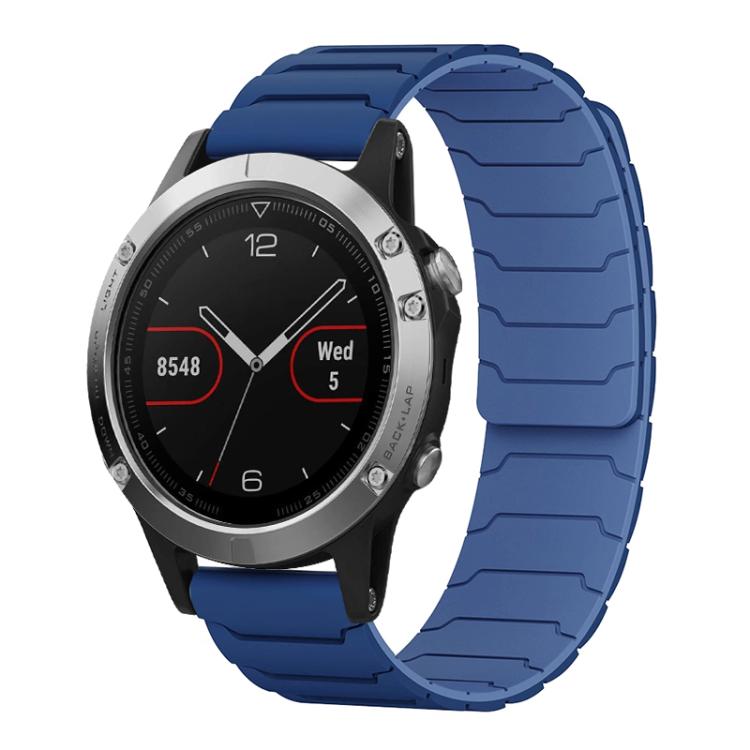 xDfind Magnetic Silicone Watch Band, For Garmin Fenix 8/7/6/5 22mm
