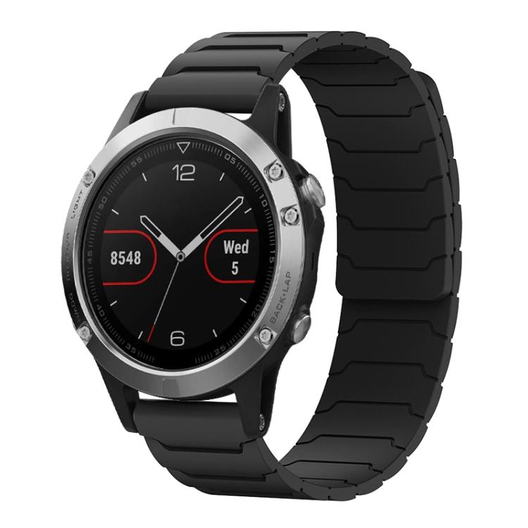 xDfind Magnetic Silicone Watch Band, For Garmin Fenix 8/7/6/5 22mm