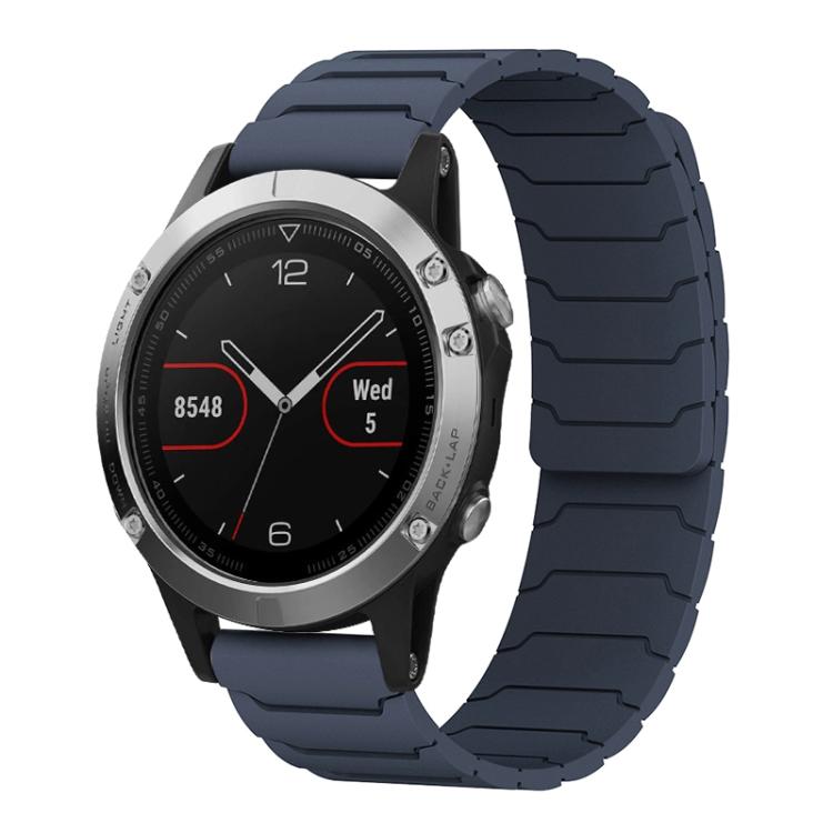 xDfind Magnetic Silicone Watch Band, For Garmin Fenix 8/7/6/5 22mm