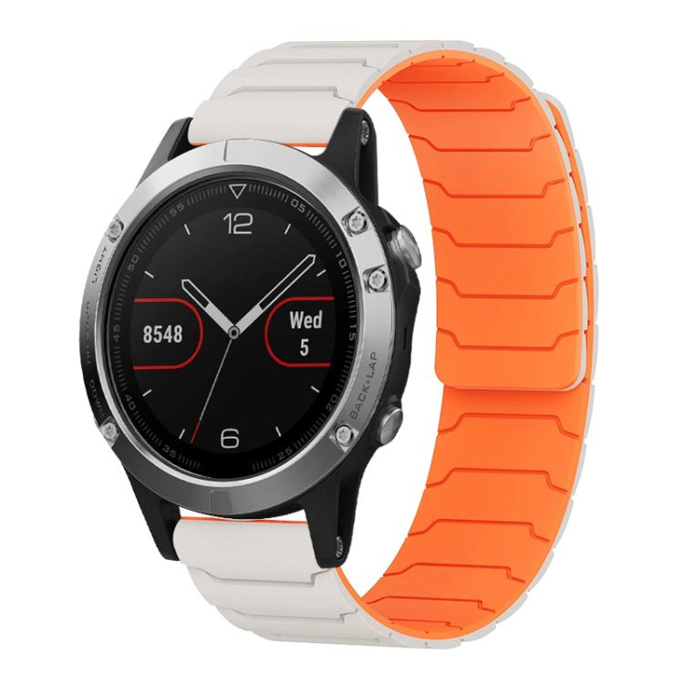 xDfind Magnetic Silicone Watch Band, For Garmin Fenix 8/7/6/5 22mm