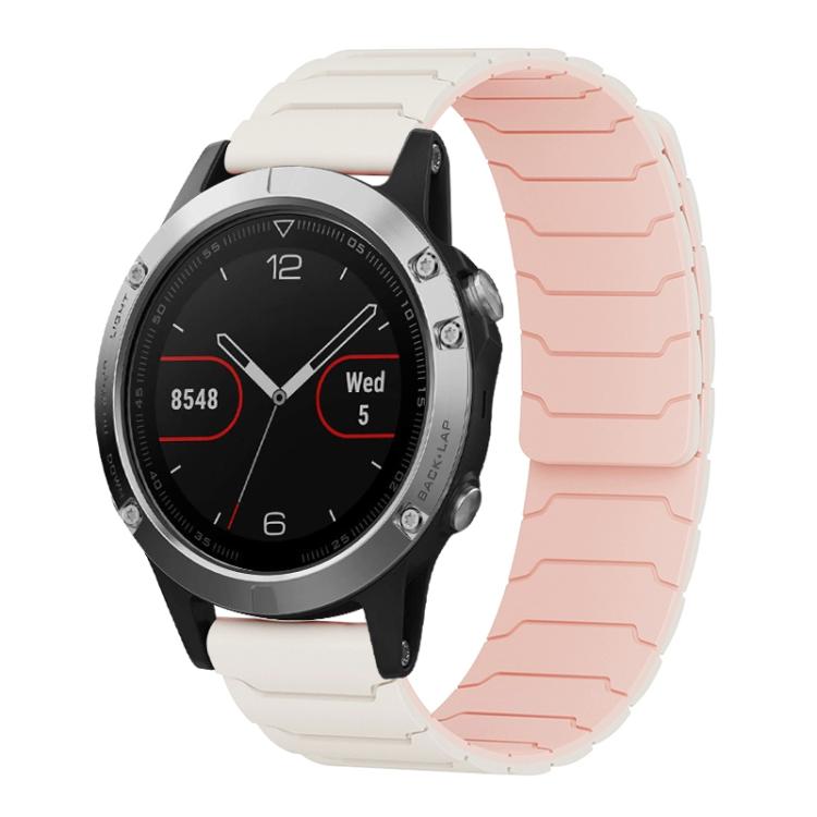 xDfind Magnetic Silicone Watch Band, For Garmin Fenix 8/7/6/5 22mm