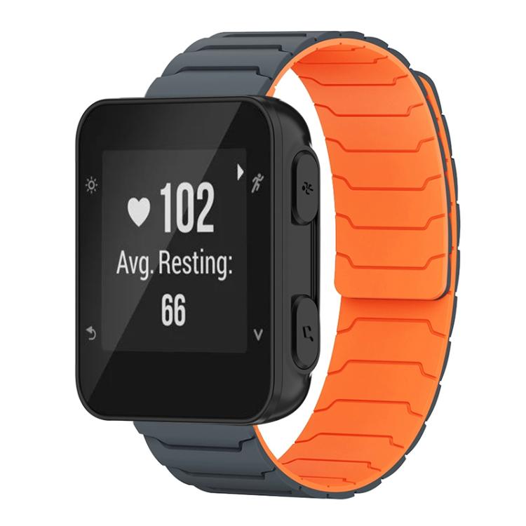 xDfind Magnetic Silicone Watch Band, For Garmin Forerunner 35/30/35J 20mm