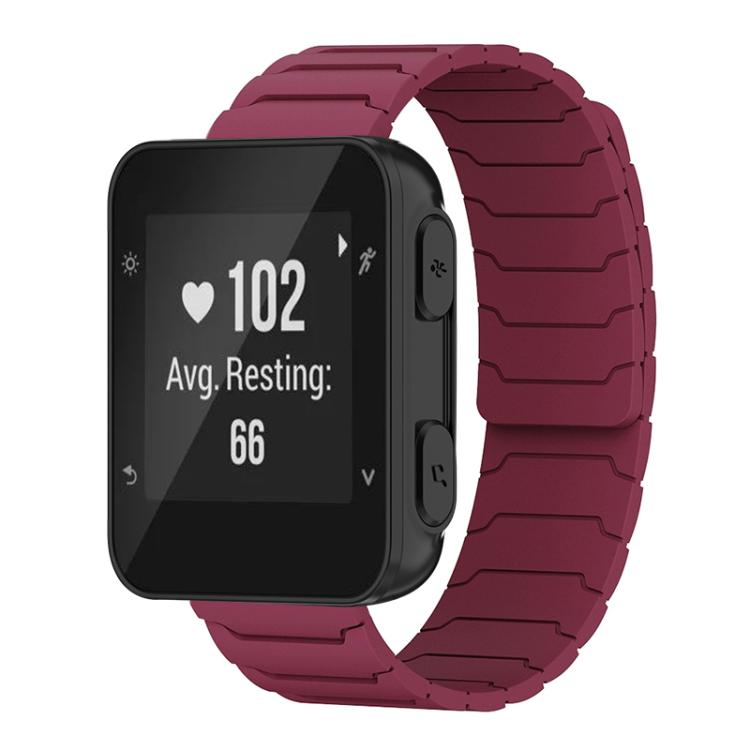 xDfind Magnetic Silicone Watch Band, For Garmin Forerunner 35/30/35J 20mm