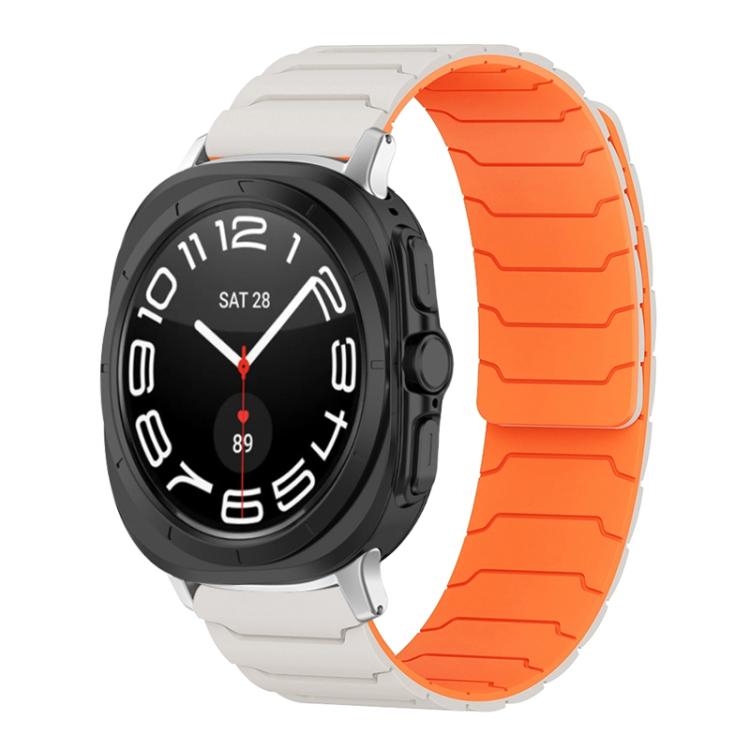 xDfind Magnetic Silicone Watch Band, For Samsung Galaxy Watch Ultra / Ultra 2025
