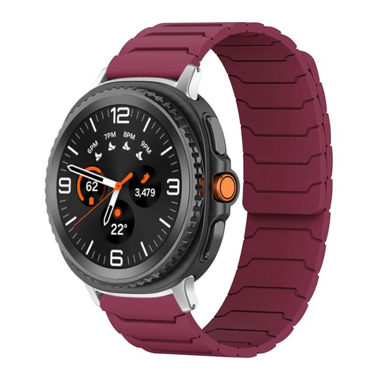 xDfind Magnetic Silicone Watch Band, For Samsung Galaxy Watch8 / 8 Classic