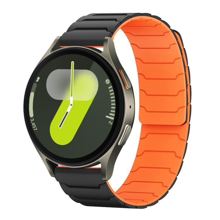 xDfind Magnetic Silicone Watch Band, For Samsung Galaxy Watch 7 / 6 / 5 / FE