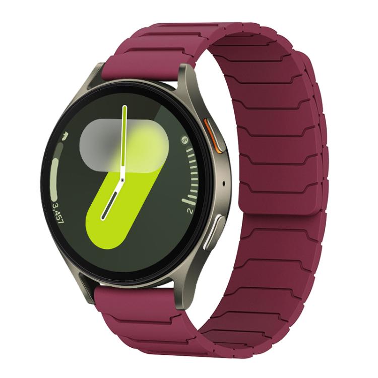 xDfind Magnetic Silicone Watch Band, For Samsung Galaxy Watch 7 / 6 / 5 / FE