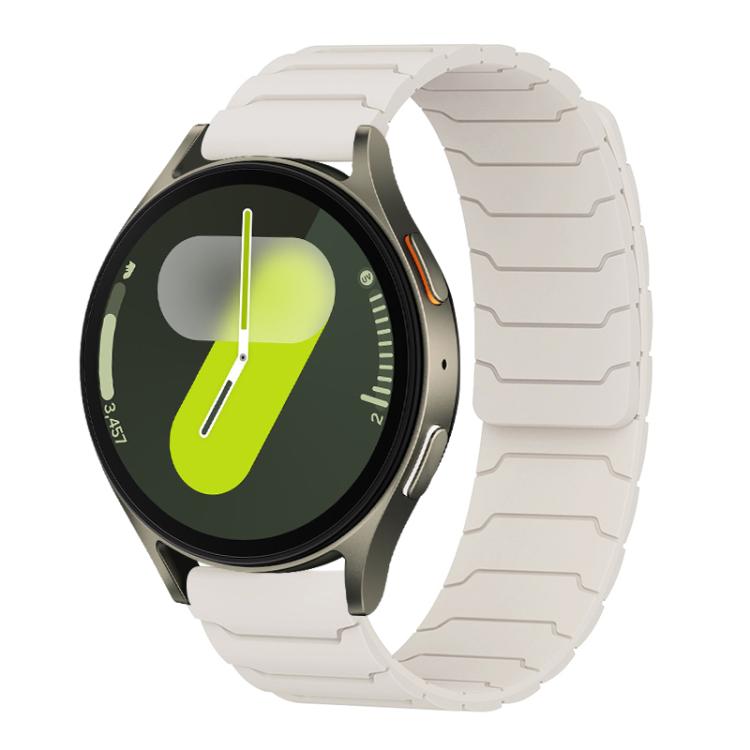xDfind Magnetic Silicone Watch Band, For Samsung Galaxy Watch 7 / 6 / 5 / FE