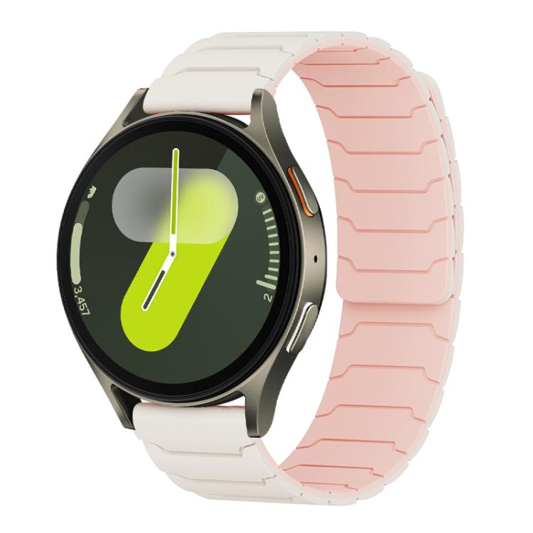 xDfind Magnetic Silicone Watch Band, For Samsung Galaxy Watch 7 / 6 / 5 / FE